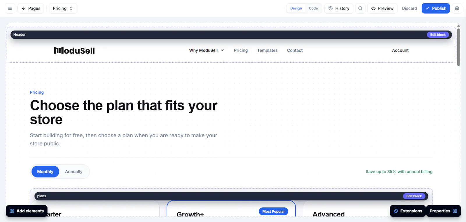 ModuSell screenshot 1