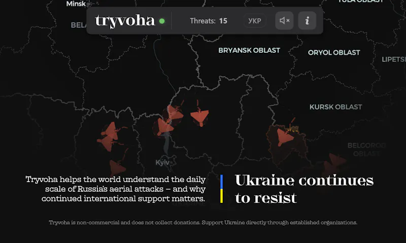 Tryvoha.online screenshot 6