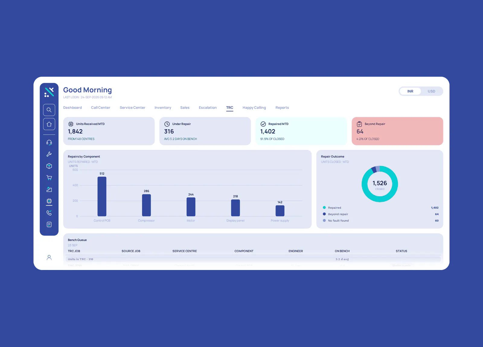 Nural service management software gallery image