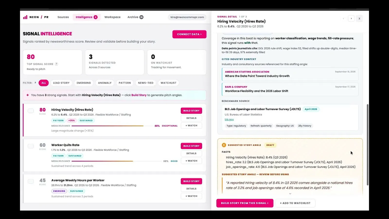 PR Signal by neon comms & pr screenshot 1 (video preview)
