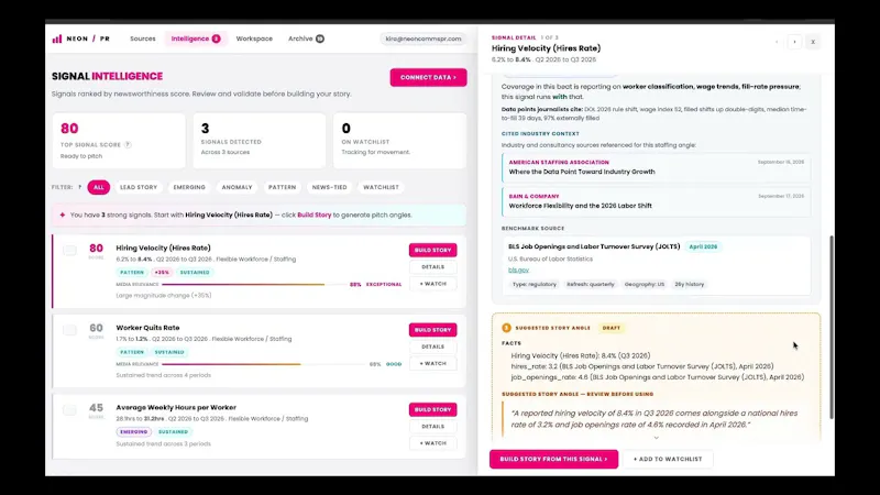 PR Signal by neon comms & pr screenshot 1 (video preview)