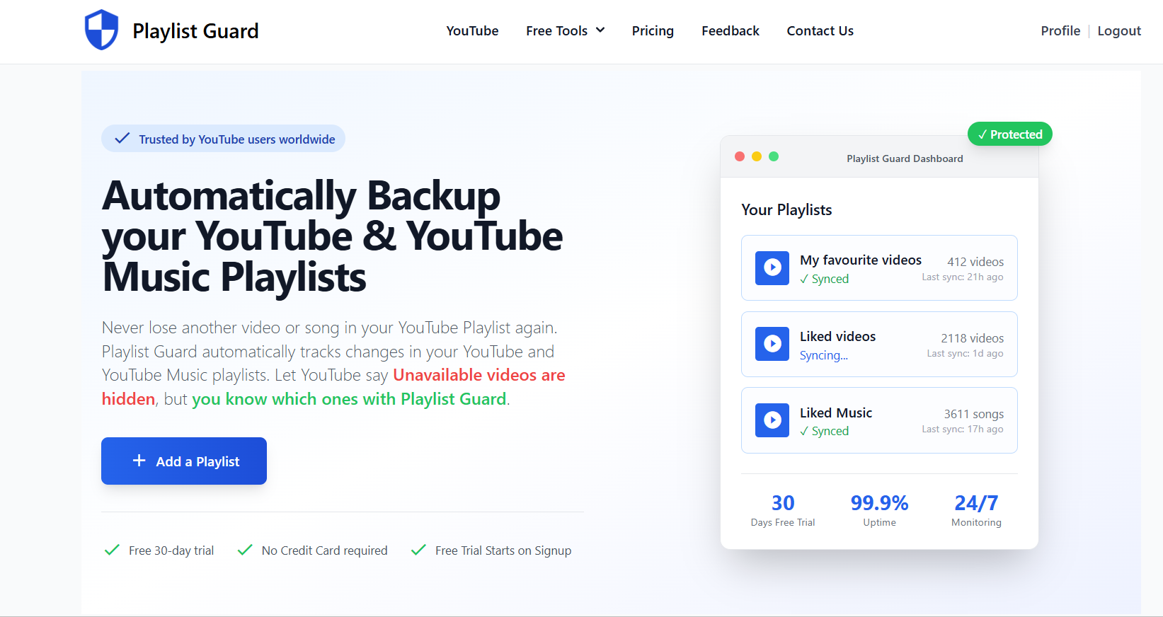 Playlist Guard screenshot 2