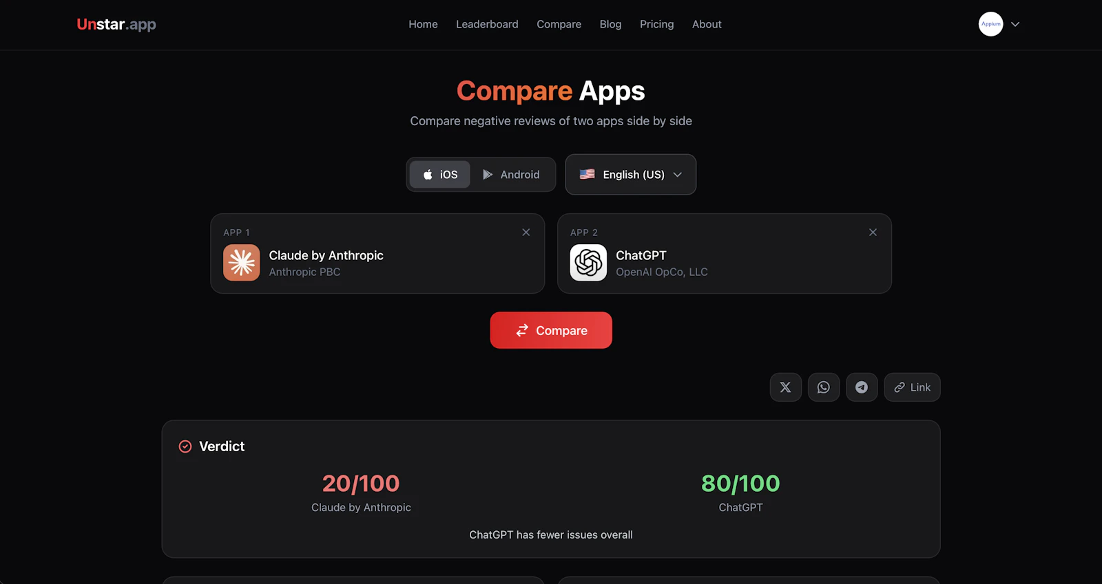 unstar.app screenshot 3