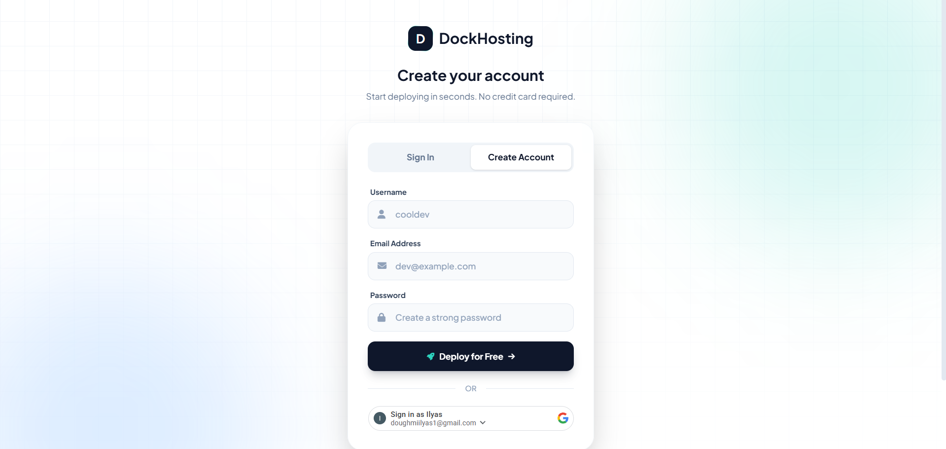 Dock Hosting gallery image
