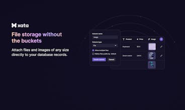 Serverless PostgreSQL Platform by Xata gallery image