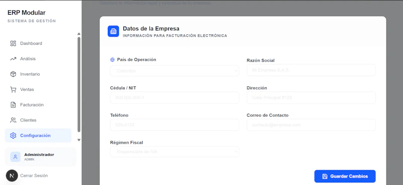 Sistema ERP  screenshot 5