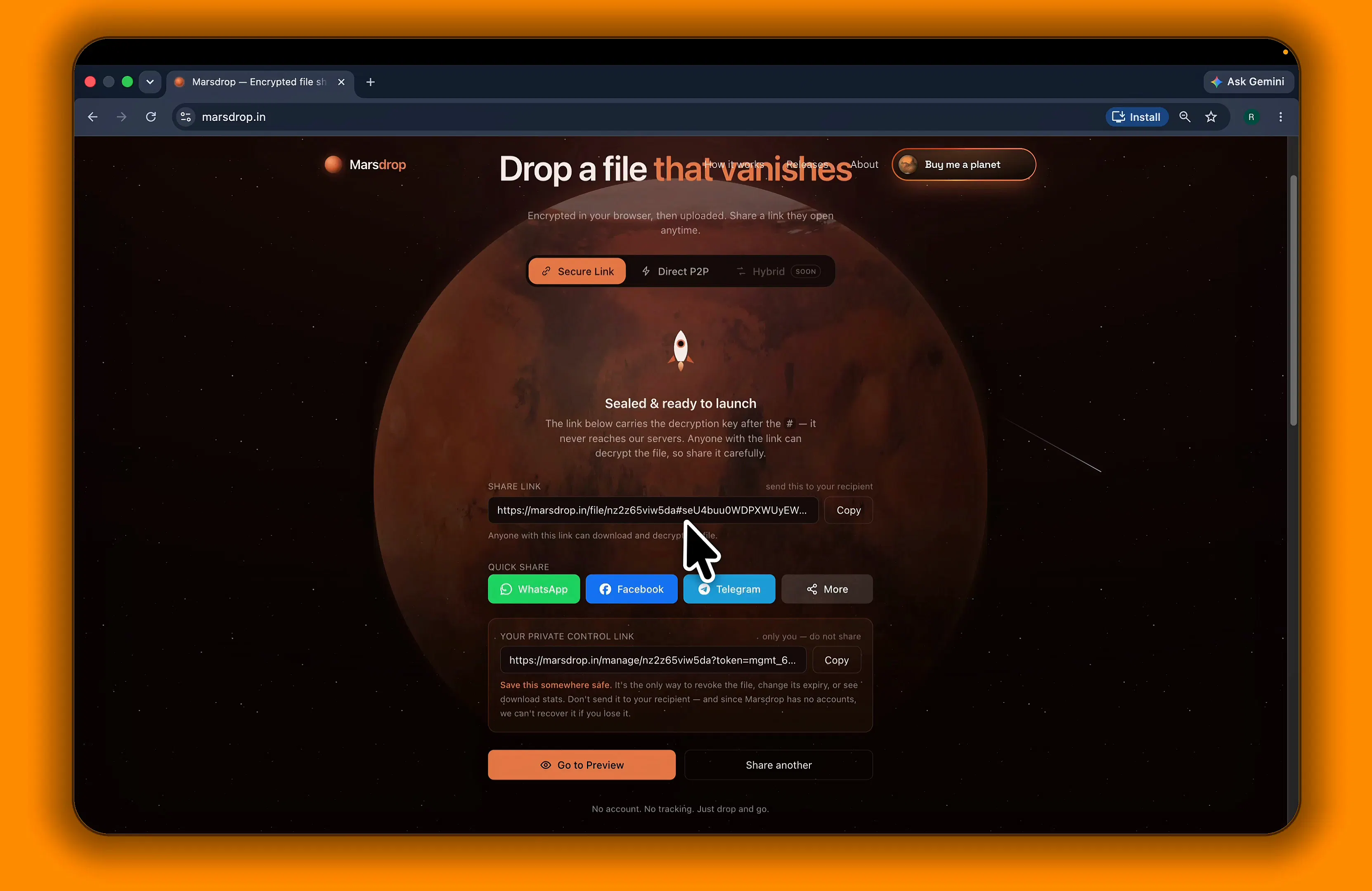 Marsdrop gallery image