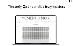 Memento Mori - Stoic Life Calendar media 1