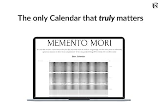 Memento Mori - Stoic Life Calendar gallery image