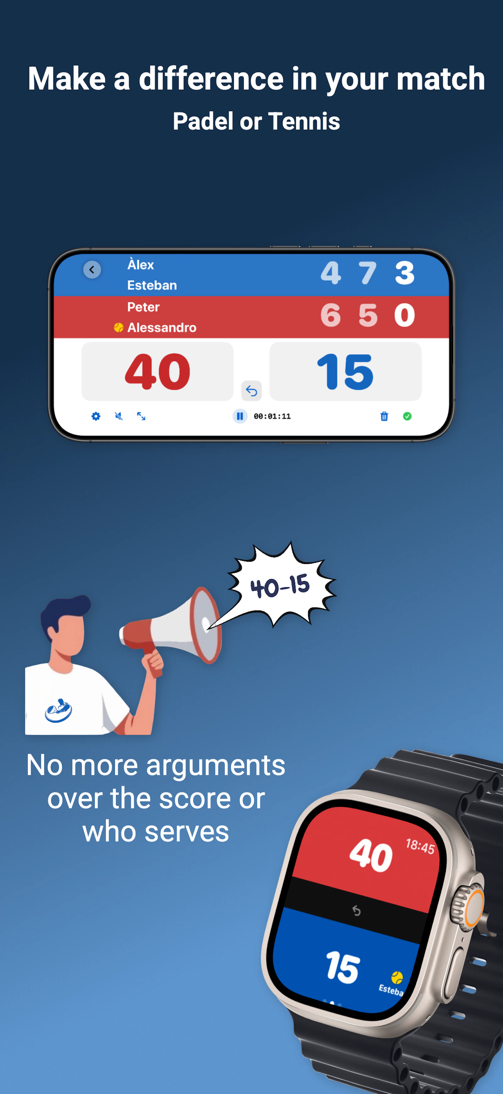40-15 App screenshot 1
