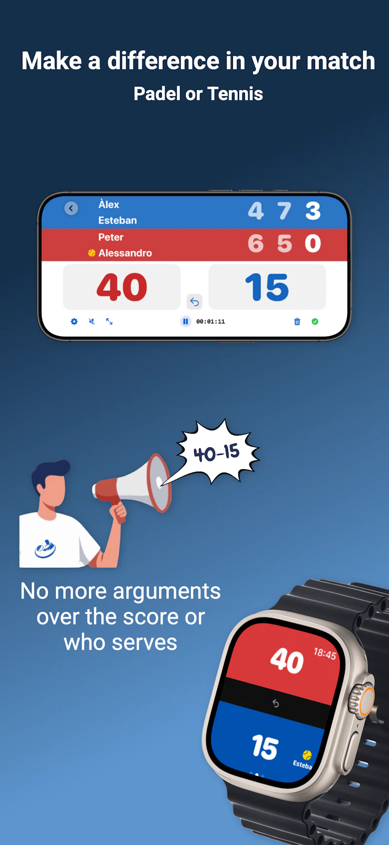 40-15 App screenshot 1