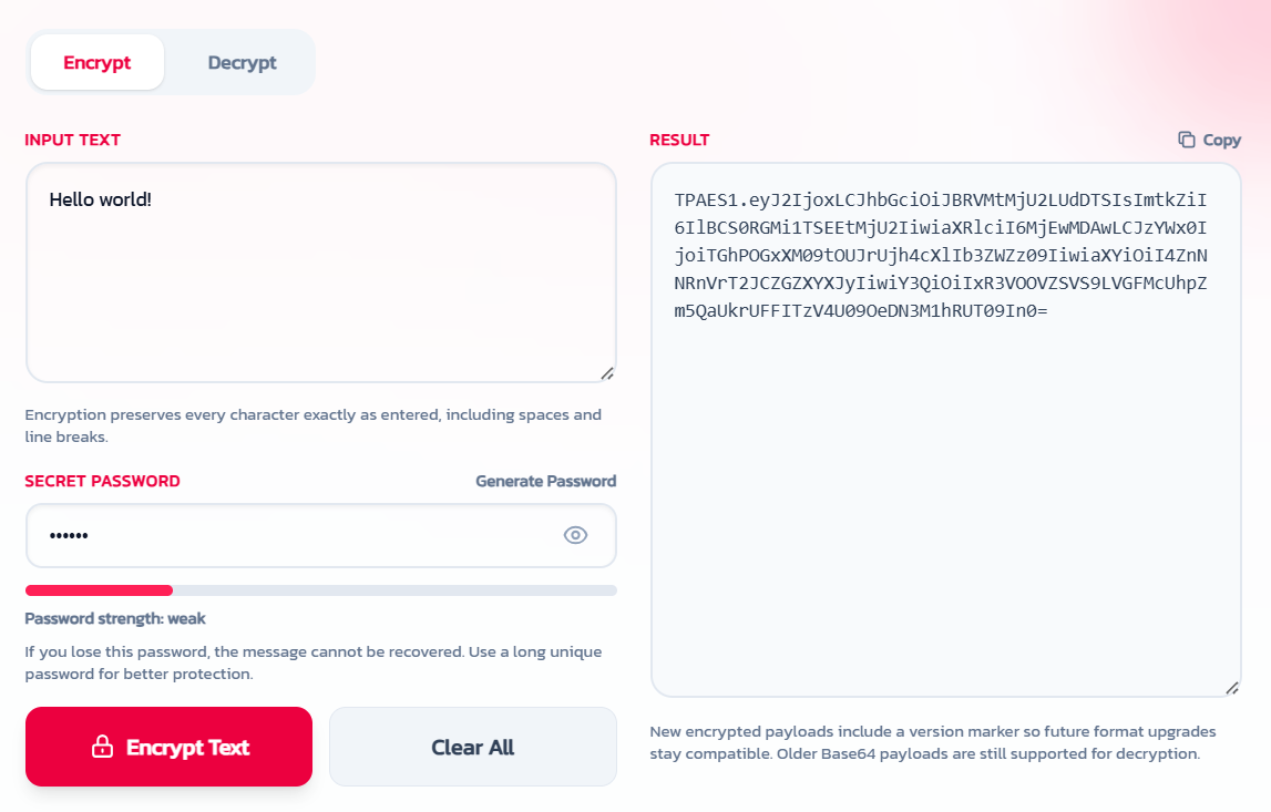 AES Text Encryptor gallery image