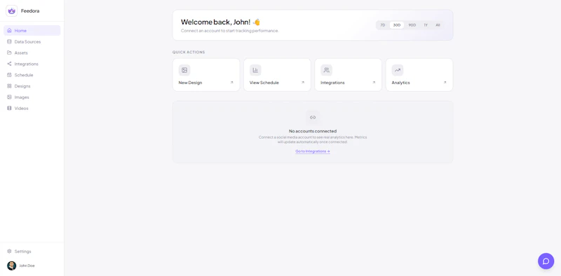 Feedora.io screenshot 1