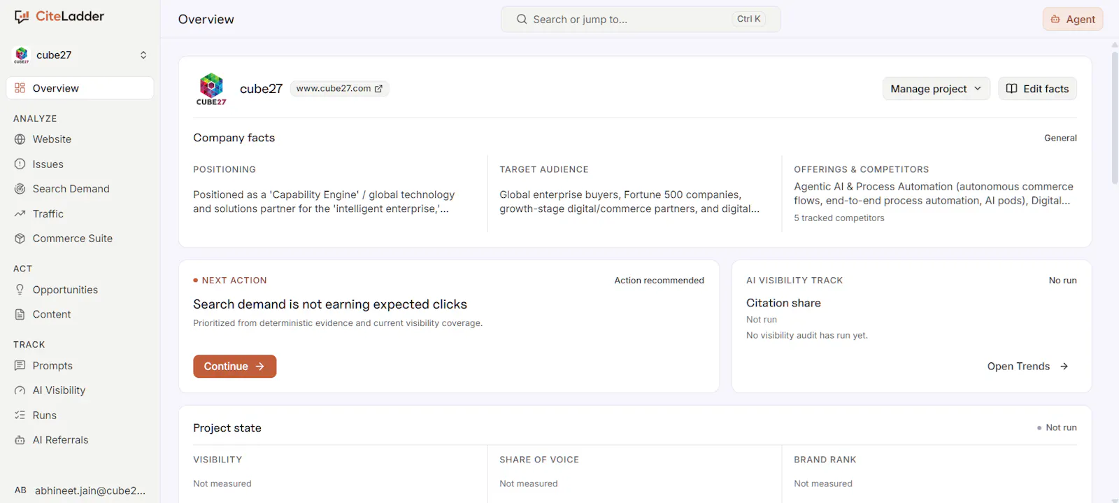 CiteLadder screenshot 2