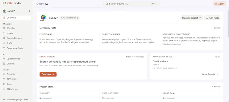 CiteLadder screenshot 2
