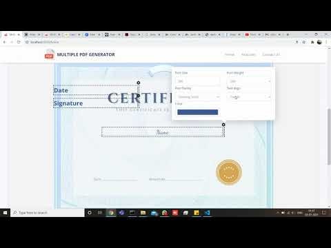 Multiple PDF Generator gallery image