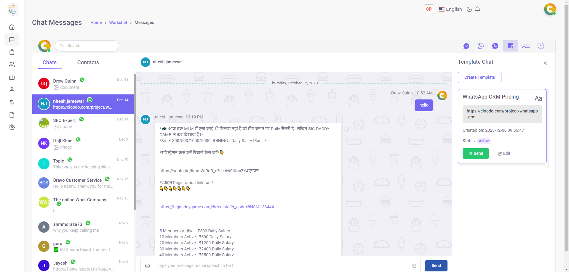 WhatsApp CRM gallery image