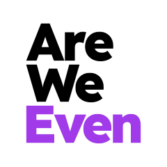 Are We Even - Product Hunt launch logo and brand identity