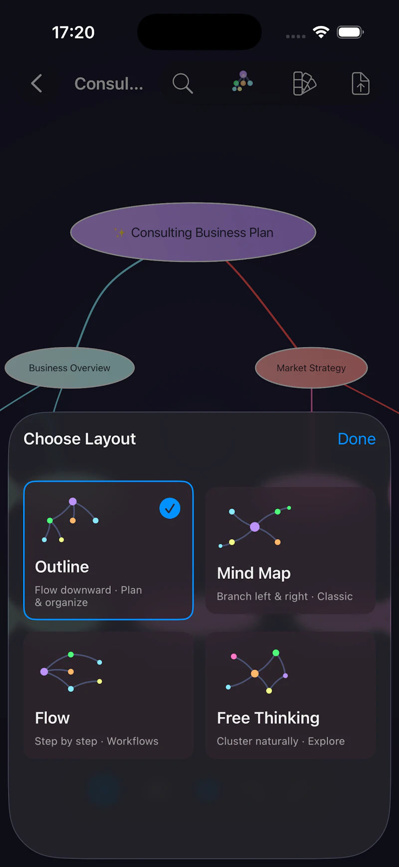 Converge Mind Map screenshot 3