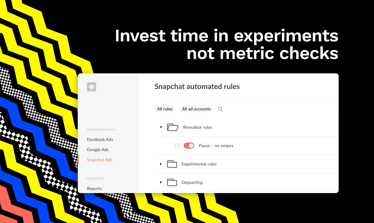 Snapchat Ads Automation by Revealbot gallery image