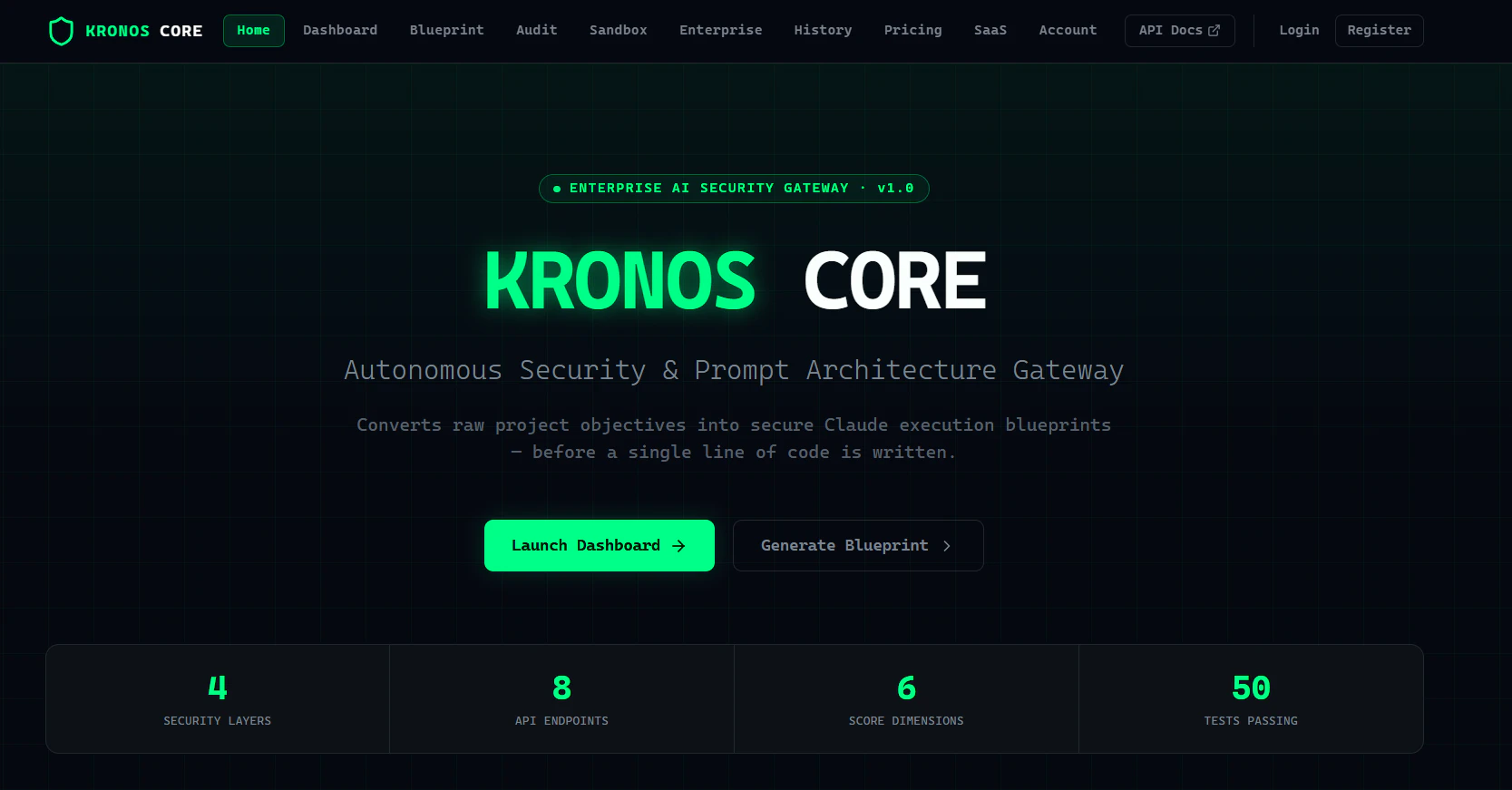 KRONOS CORE logo