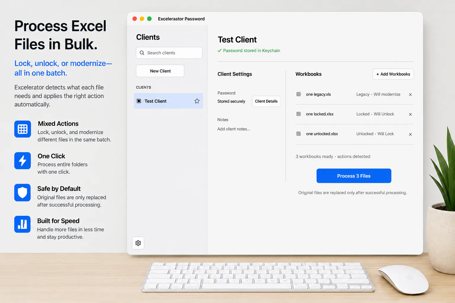 Excelerator Password 2.0 screenshot