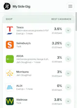 My Side Gig Gift Card Cashback gallery image
