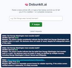 Debunkit.ai gallery image