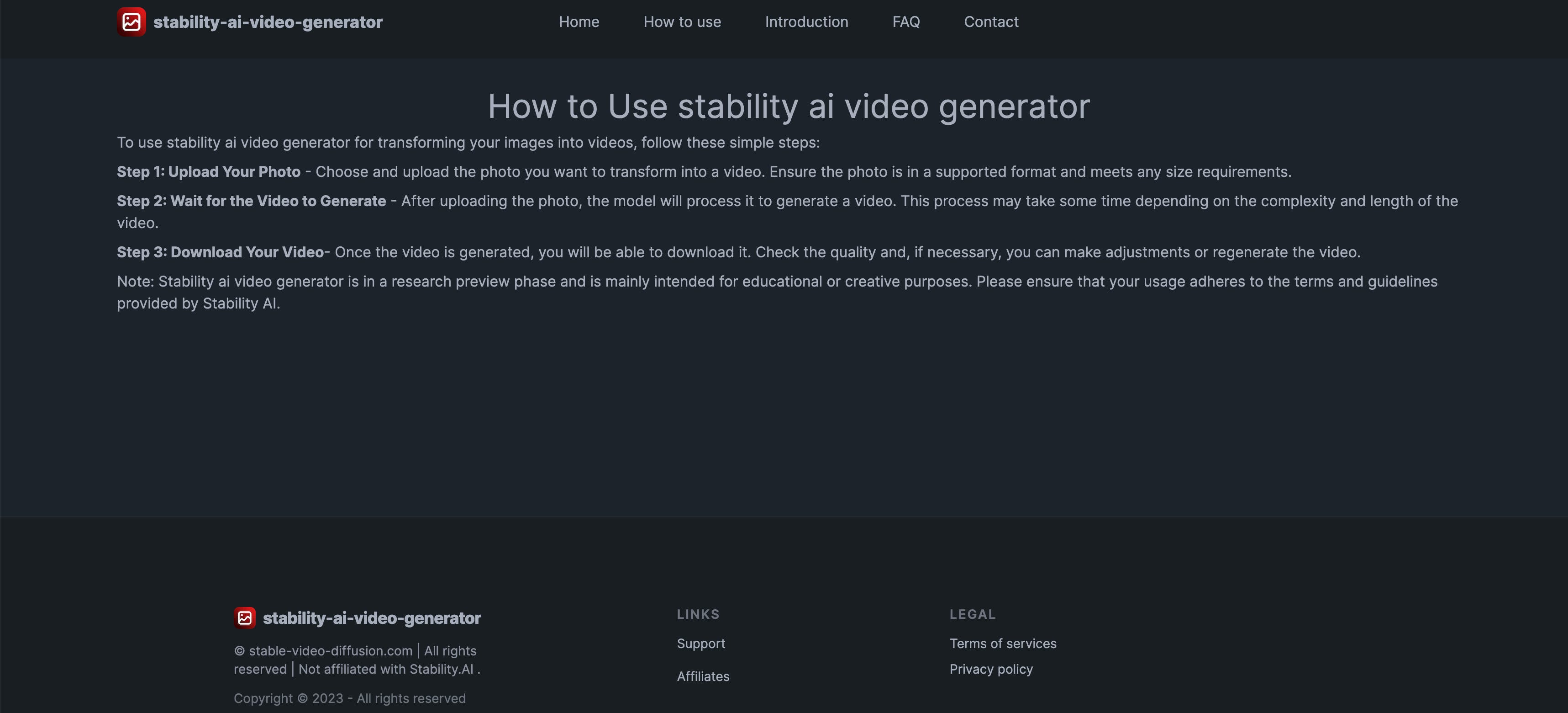 stability ai video generater media 1