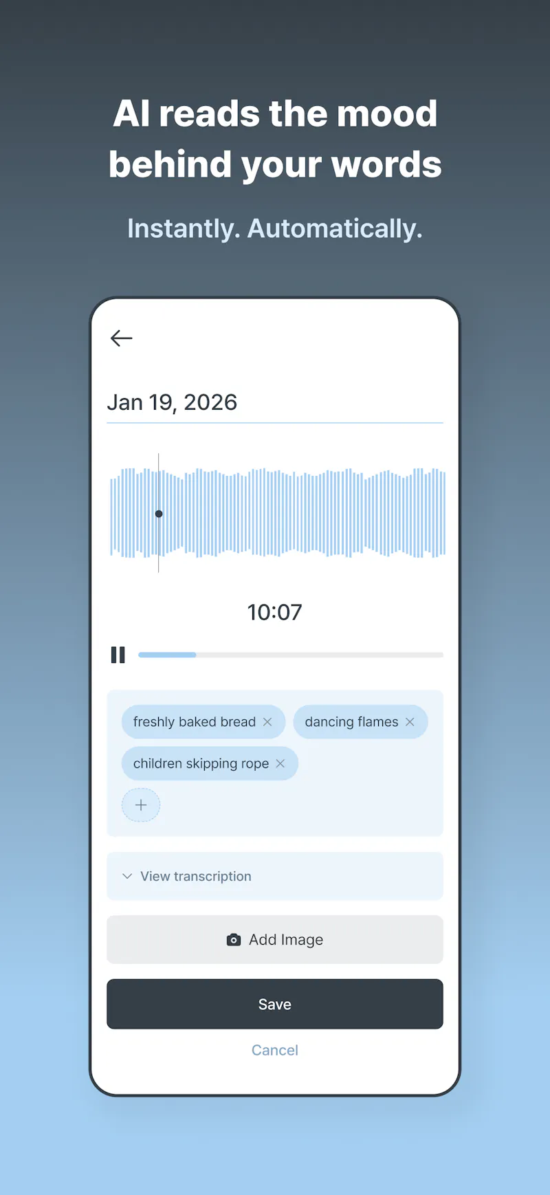 Idea Shower: AI voice journal screenshot 3