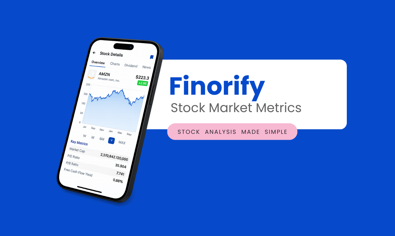 Finorify: Stock Market Metrics - Main screenshot showing features and interface