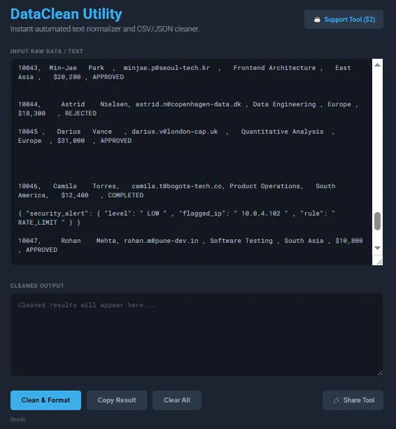 DataClean Utility gallery image