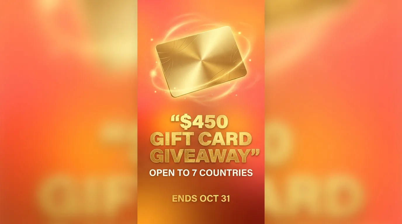 Want a Free $450 Gift Card? Enter Here