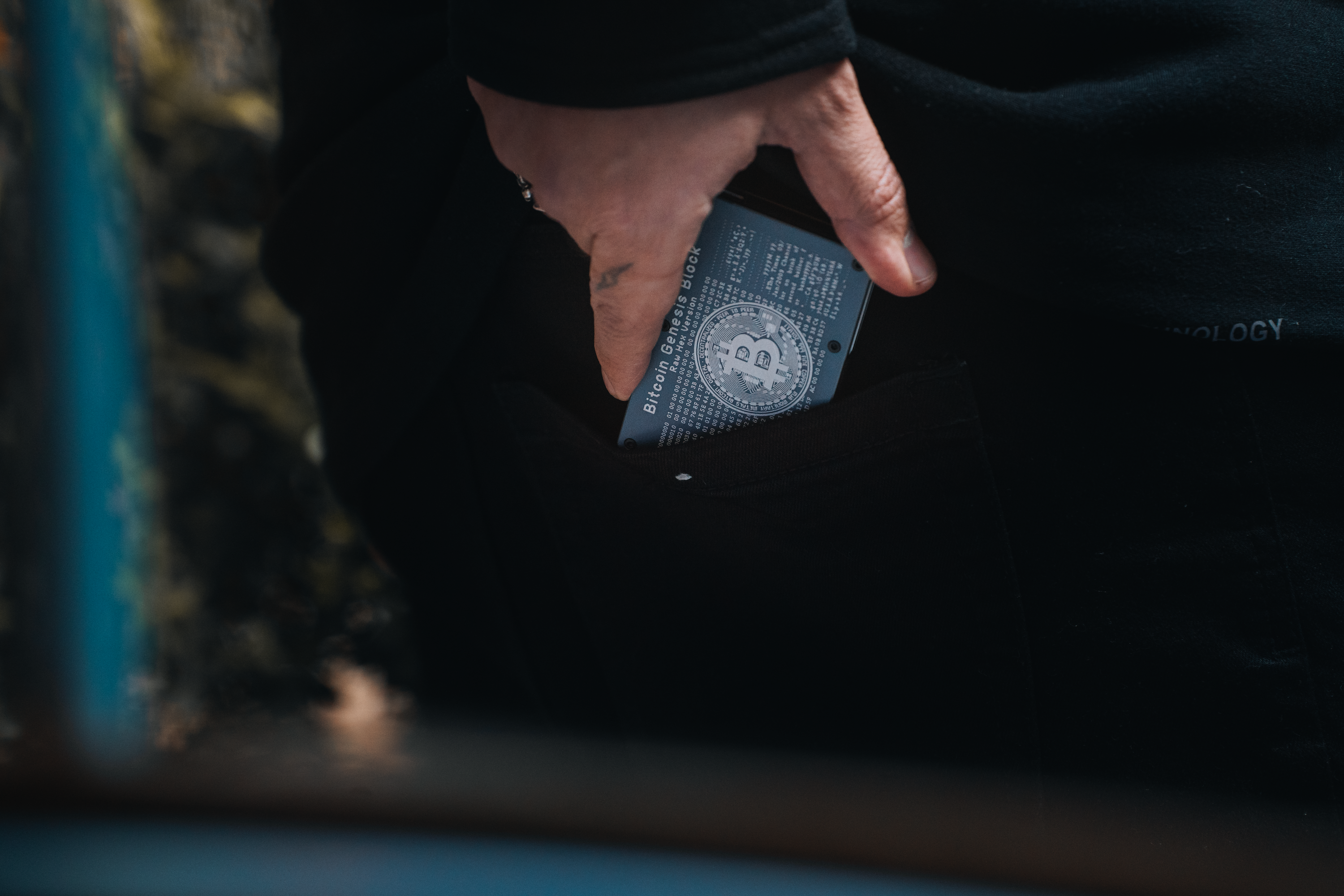 Média Portefeuille de cartes de crédit pour les amateurs de Bitcoin - Montrez votre amour pour Bitcoin dans le style 3