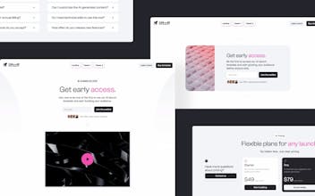 Liftoff AI & SaaS Landing Page Template gallery image