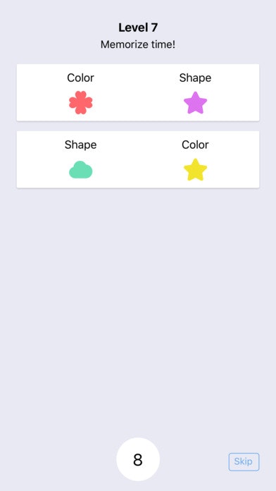 MemoShape: Minimal Brain Training Game gallery image