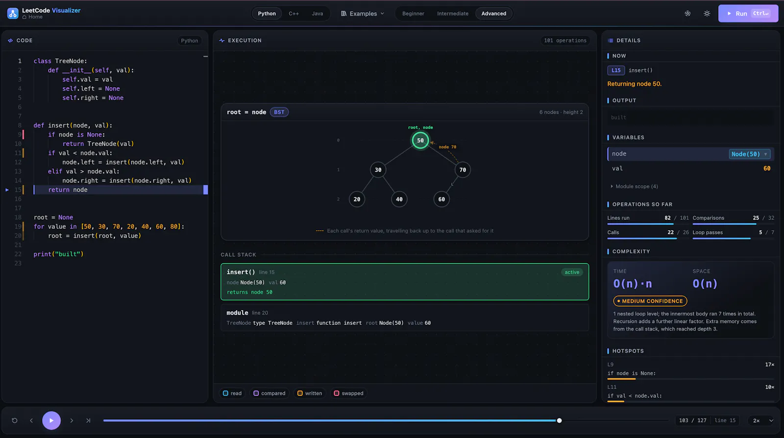 LeetCode Visualizer screenshot 3