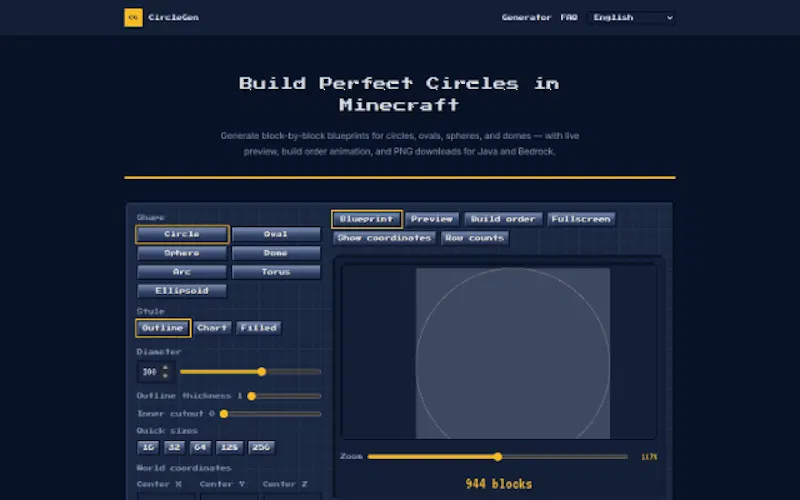 CircleGen screenshot 2