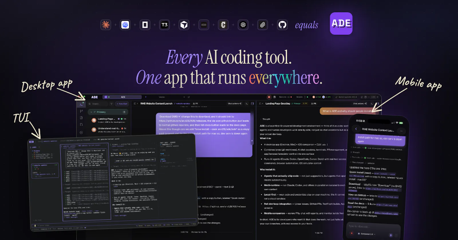 ADE screenshot 2
