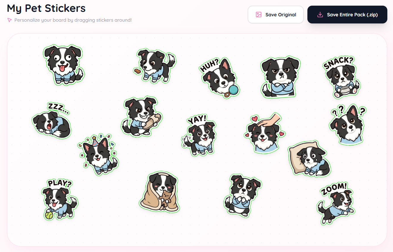 Paws & Patches - Screenshot 2 showing product features and functionality