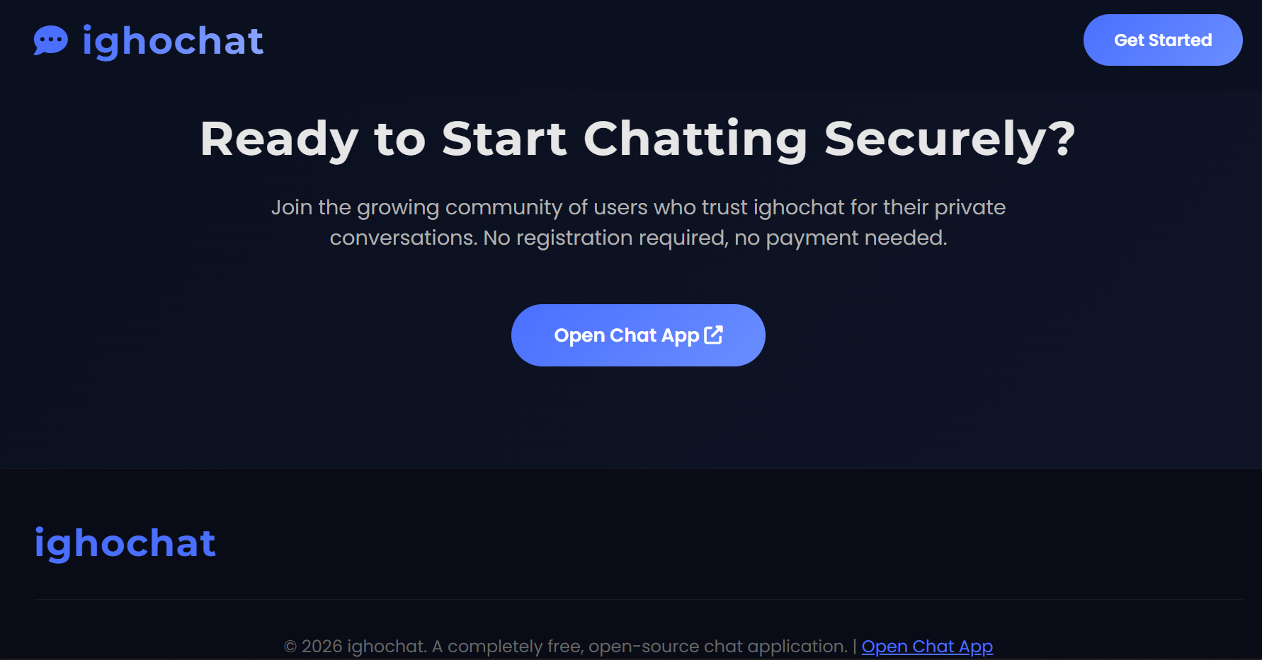 ighochat - Screenshot 2 showing product features and functionality