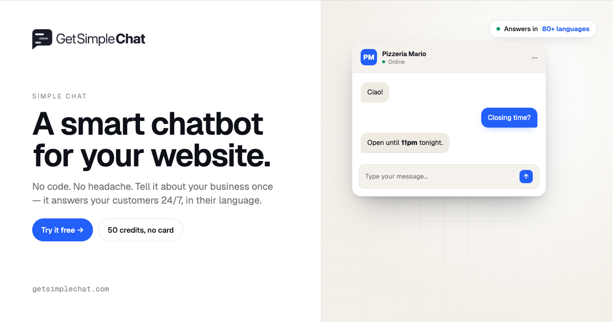 Get Simple Chat gallery image