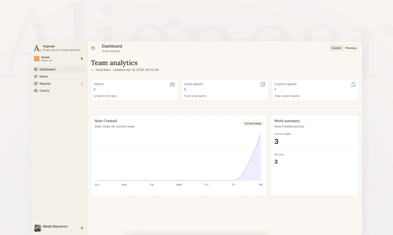 Alignear screenshot 2