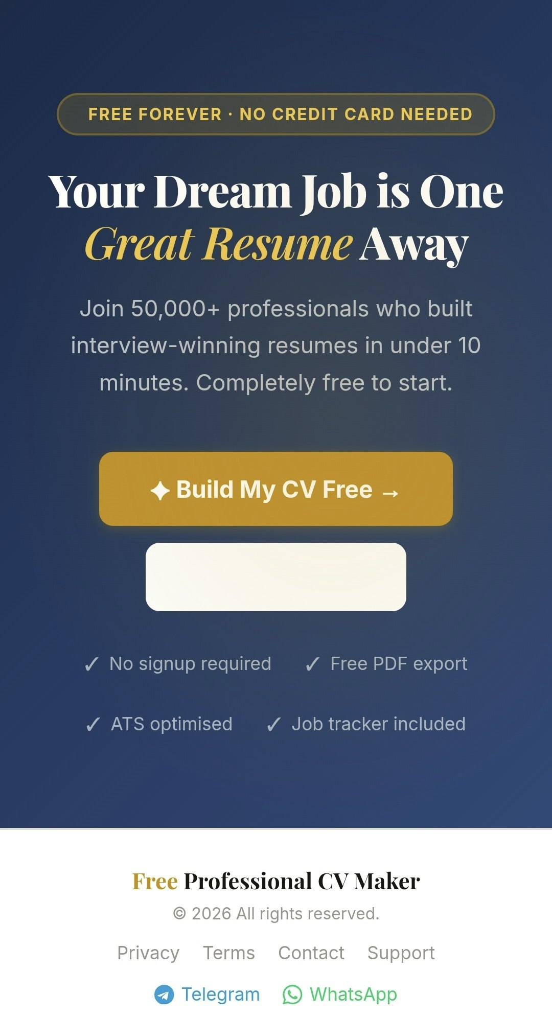Free Professional CV Maker gallery image