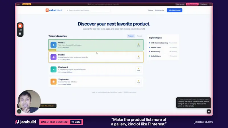 jambuild screenshot 1 (video preview)