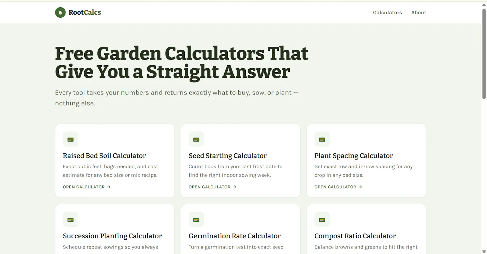 RootCalcs screenshot 2