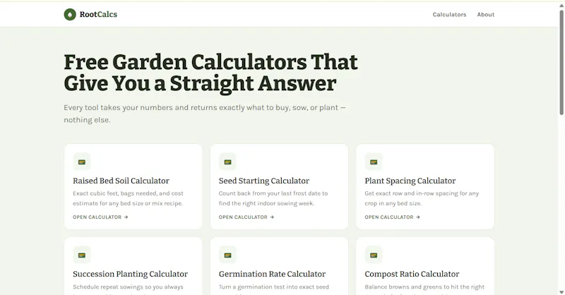 RootCalcs screenshot 2