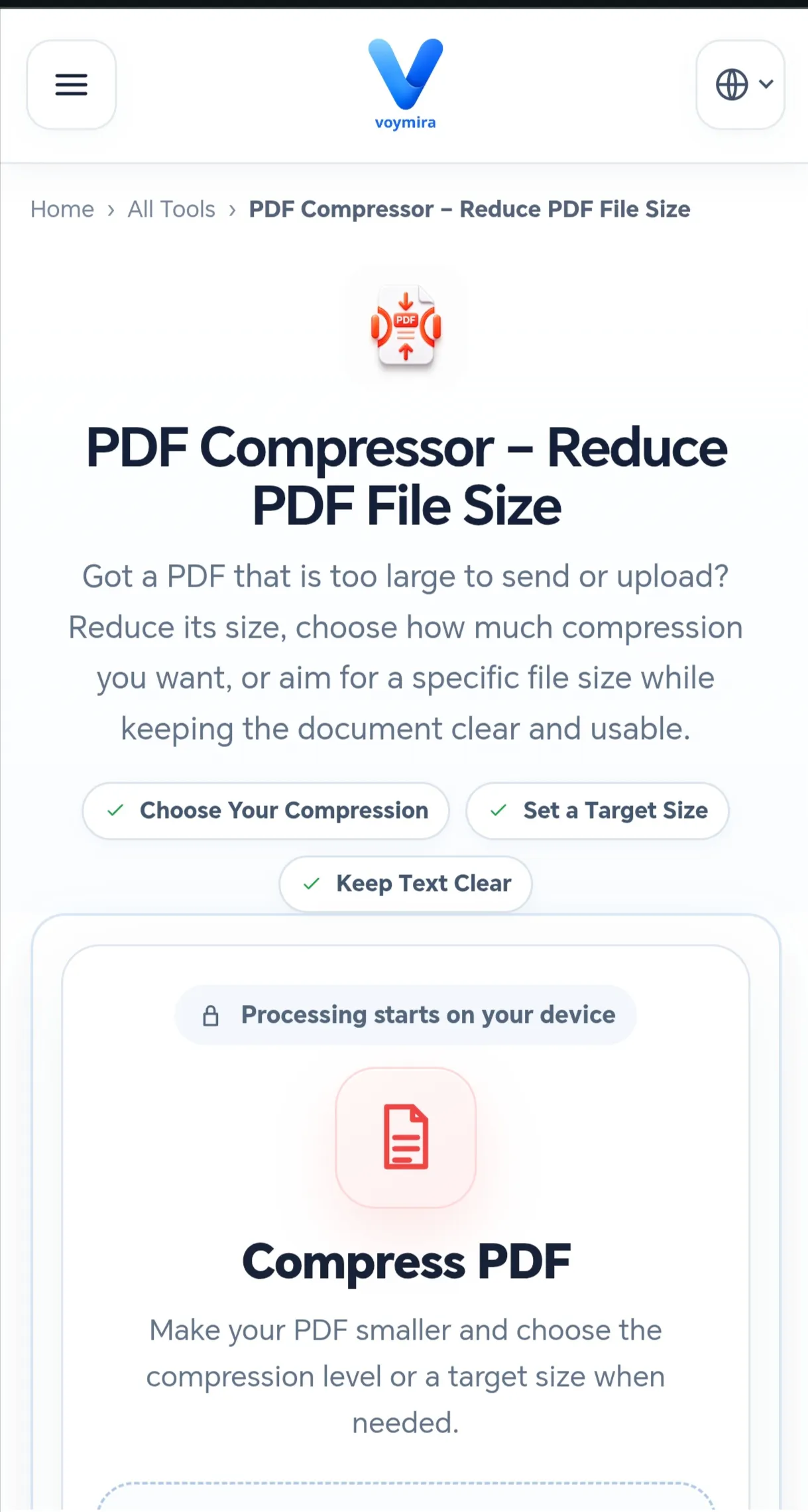 Voymira PDF Compressor gallery image