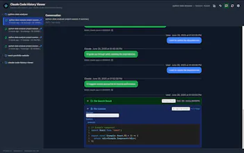 Claude Code History Viewer gallery image