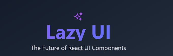 lazyui - A unique component library gallery image